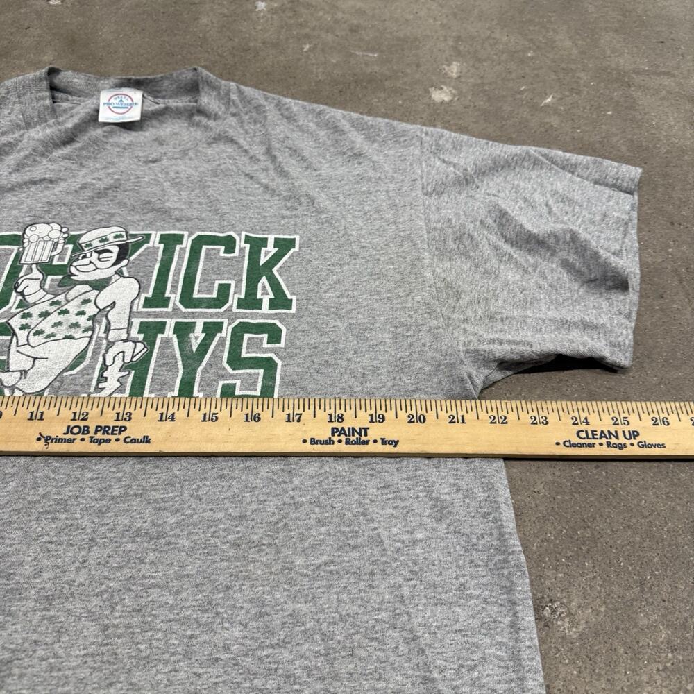 VINTAGE 90s DROPKICK MURPHYS BAND BOSTON CELTICS PUNK MUSIC T SHIRT LARGE - Picture 6 of 7